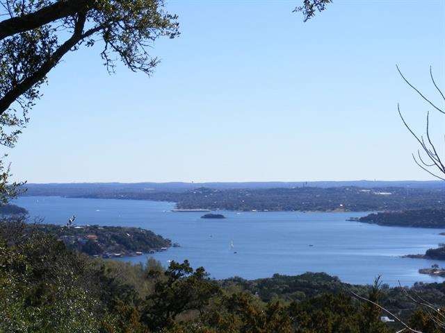 Lake Travis Main Sailing Basin view from our Lot t