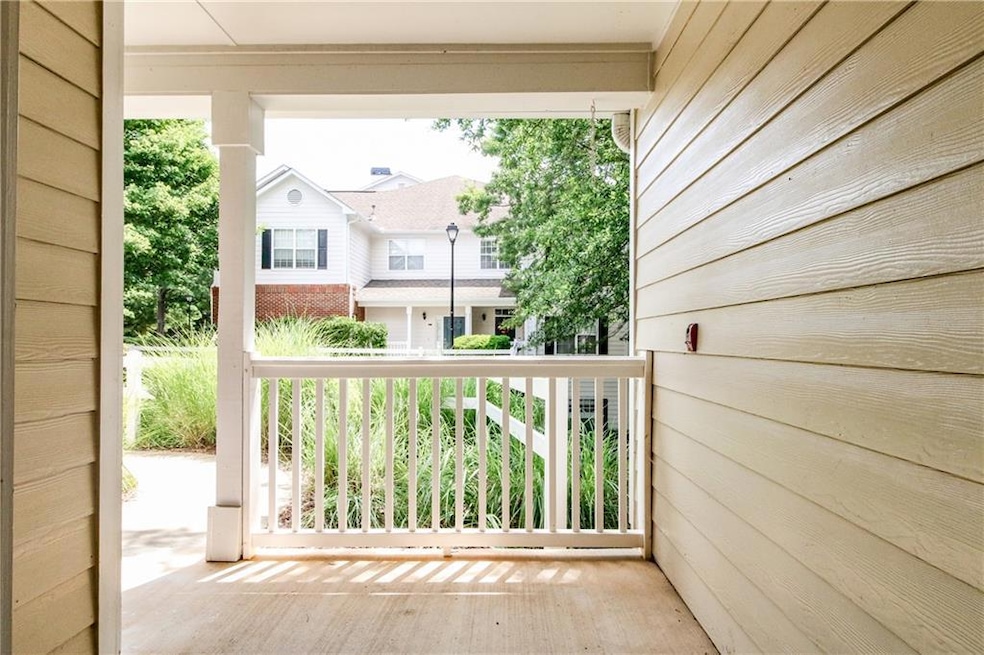 Covered front porch