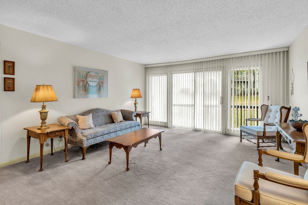 Spacious living area.