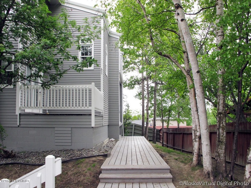 Walk way to condo with West Facing Deck