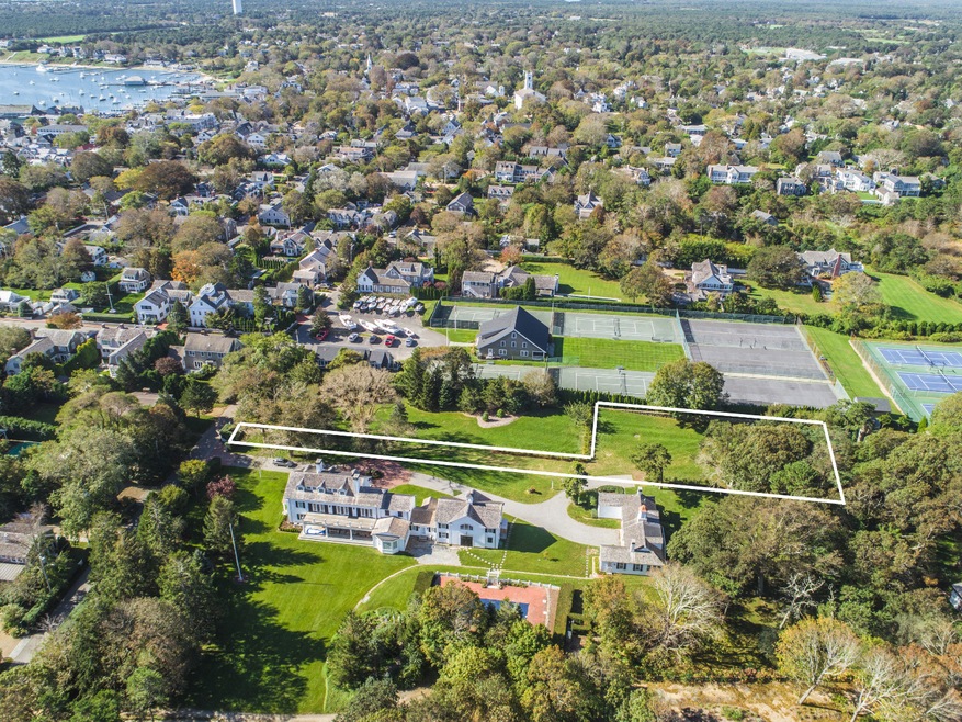 Nestled off of Pease's Point Way, just 1/4 mile to Main Street, Eel Pond and Fuller Street Beach.