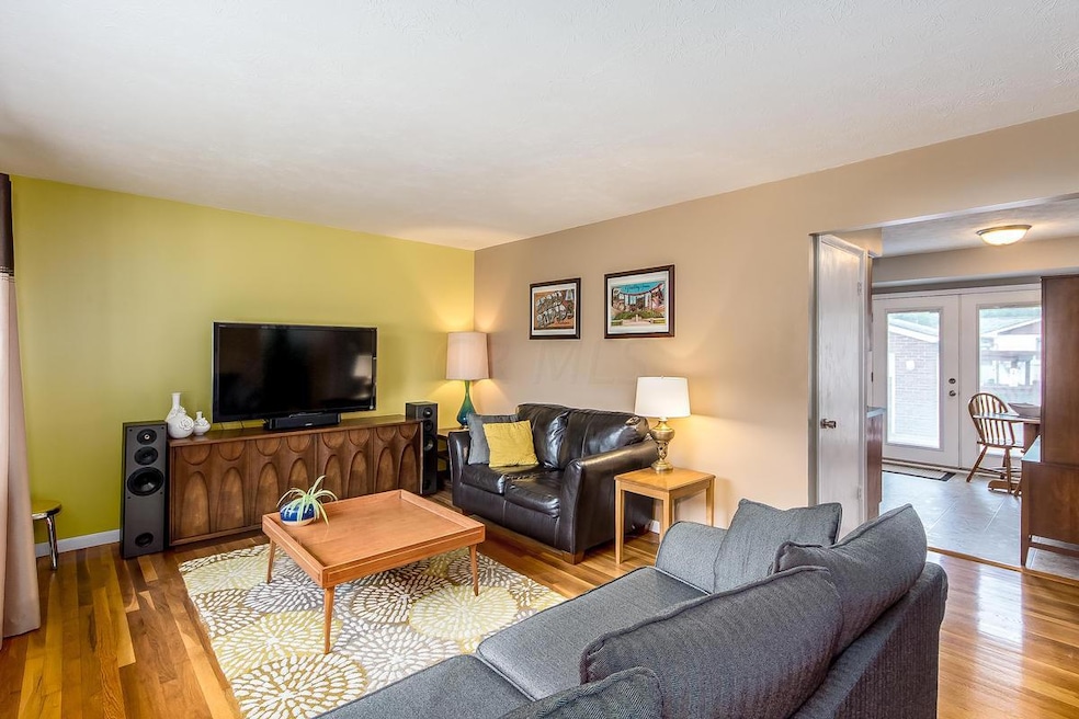 Living Room with hardwood flooring