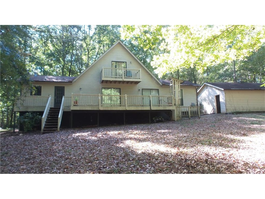 This home is on 12.43 acres