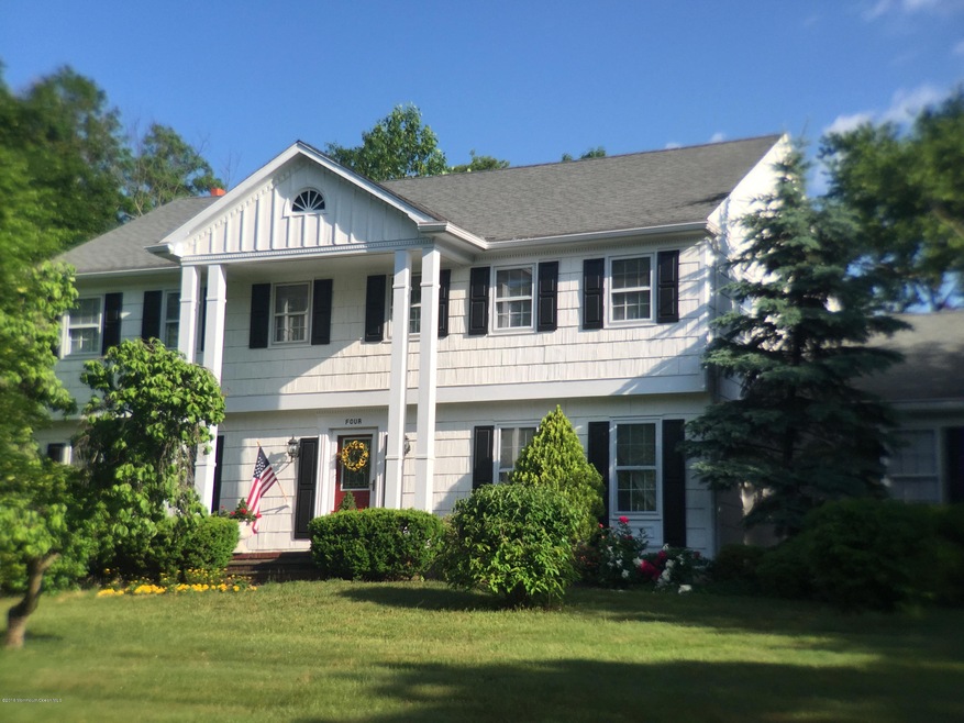 House is high and property slopes down