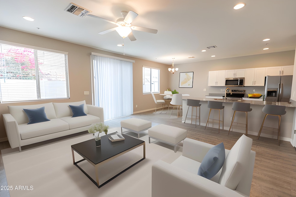 03 - Staged living room