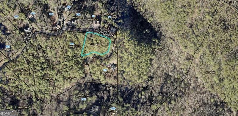 Outline of Laurel Creek Way Lot 28. Fyi Photos 17-