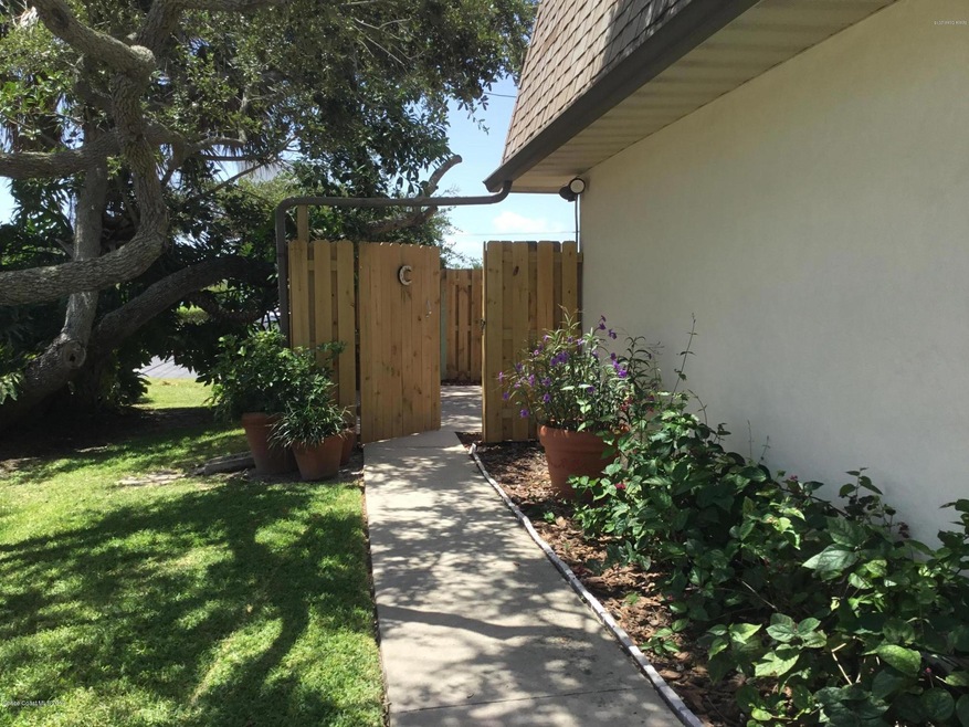Gate to private courtyard oasis!