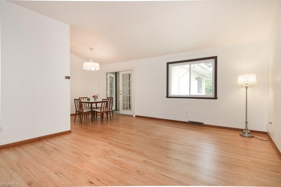 Freshly refinished hardwood floors.