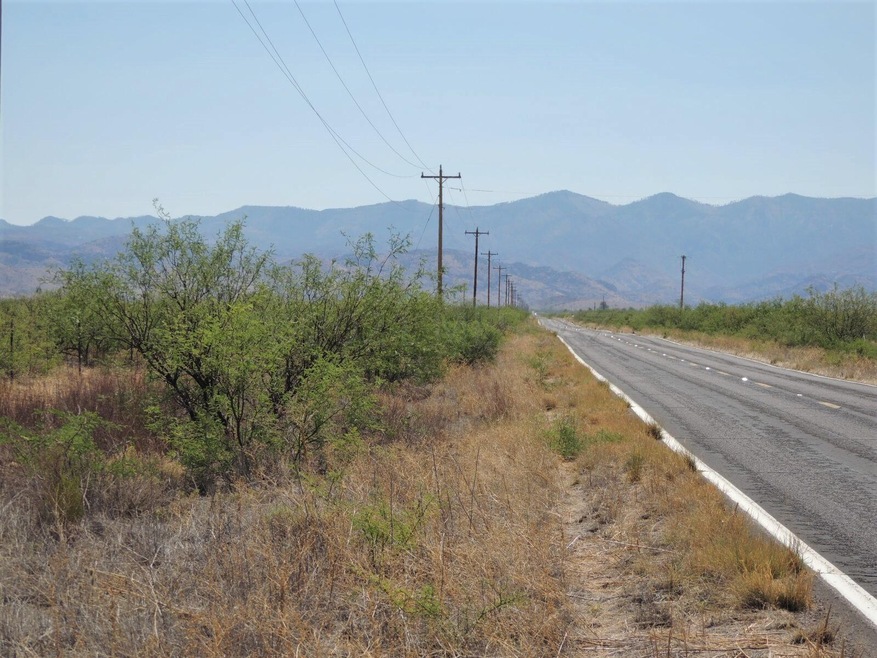 View east Hwy 181 in front of property