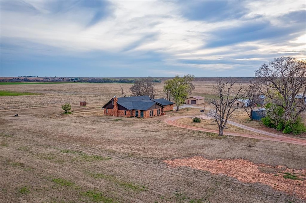 Drone / aerial view with a rural view