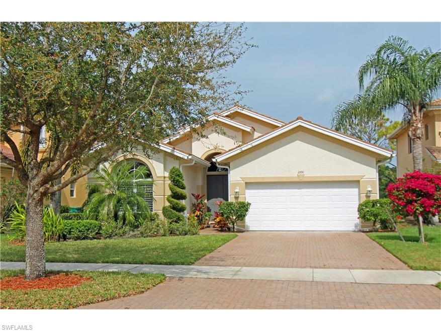 Front- 2 Car Garage and Pavers