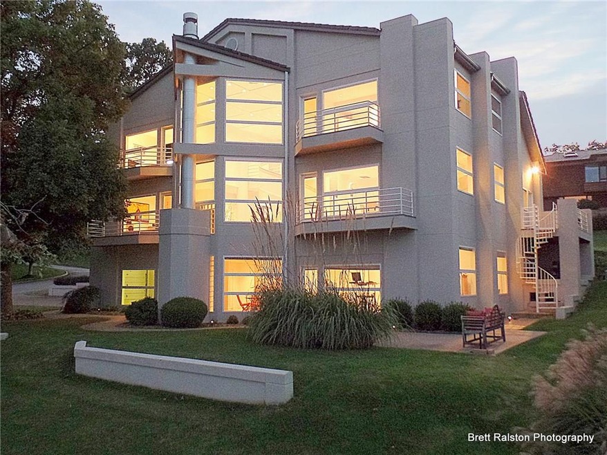 Soft, stunning view of this timeless home design.