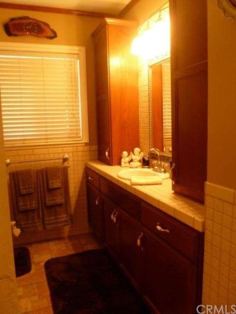 Secondary bathroom with vanity