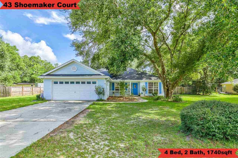 43 Shoemaker Ct, Crawfordville, FL 32327 - photo 1