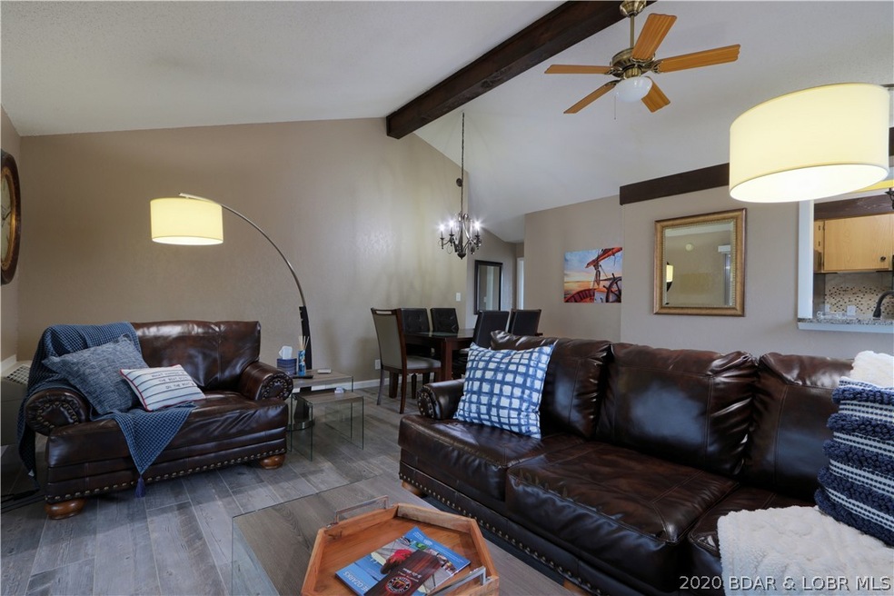 Stylish great room.