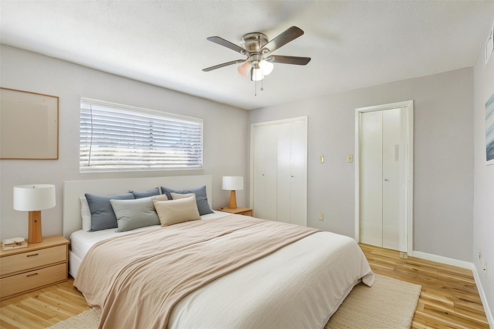 Main bedroom with 2 closets and stacked W/D. Virtu