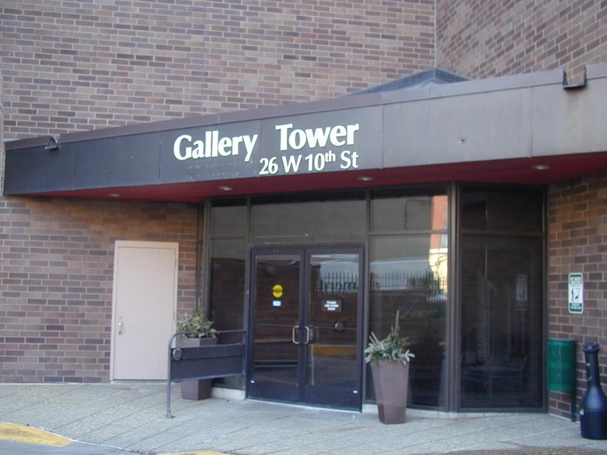 Front door to Gallery Towers