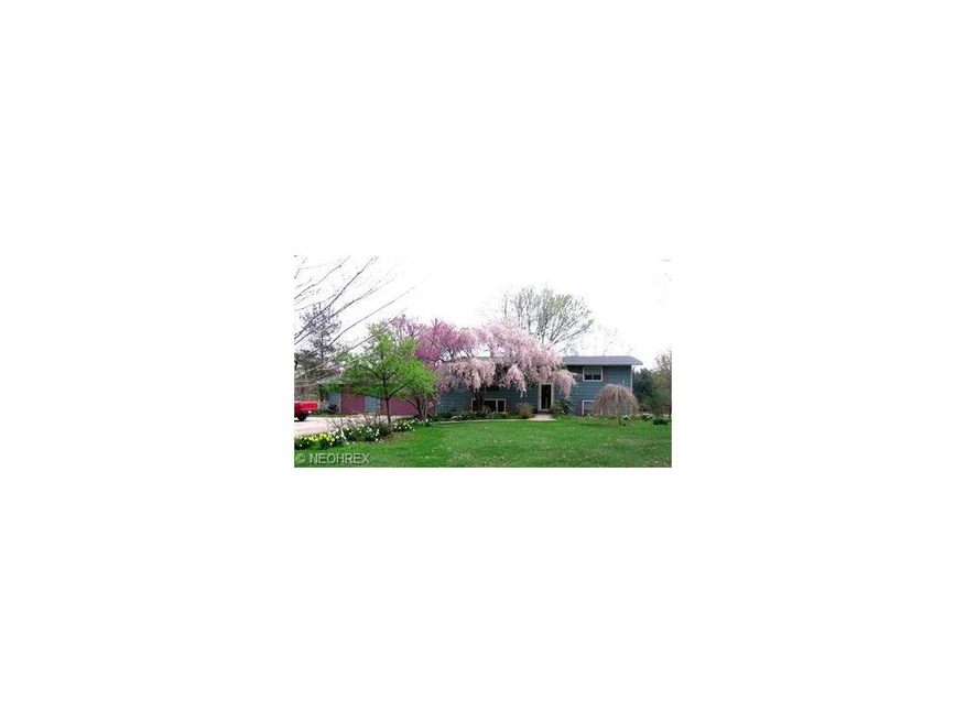 Front of home with spring color.