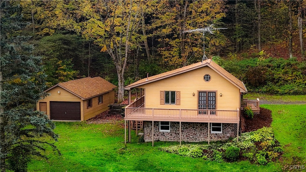Front View with Second Garage