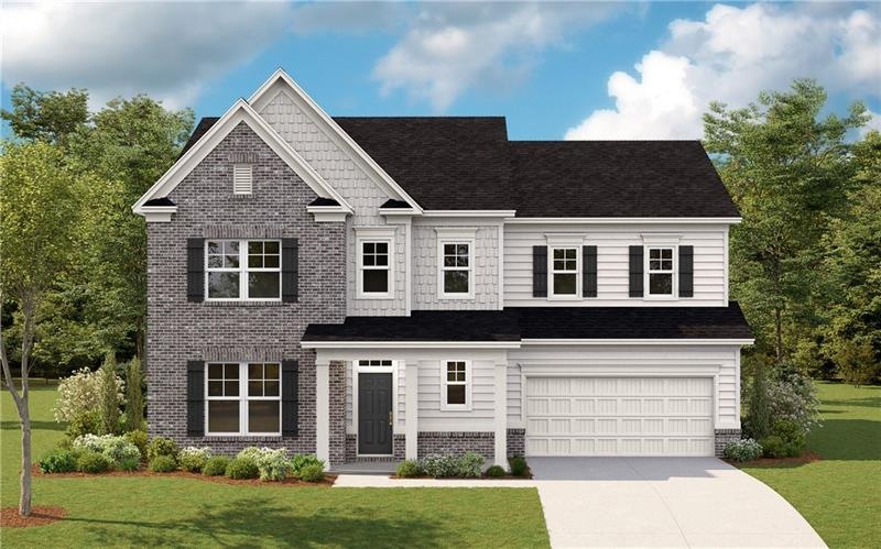 Toll Brothers Hillside Traditional Elevation