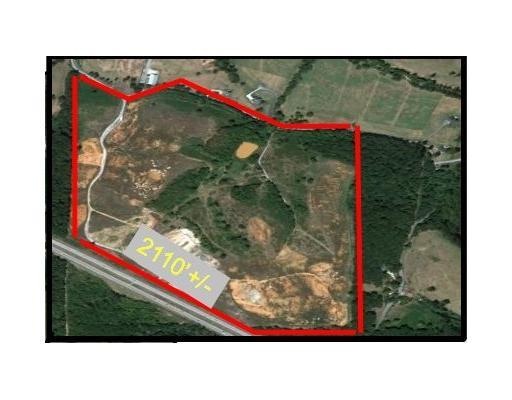 Aerial View. 152 ACRES with 2110 +/- frontage along I-540. MAKE AN OFFER !!