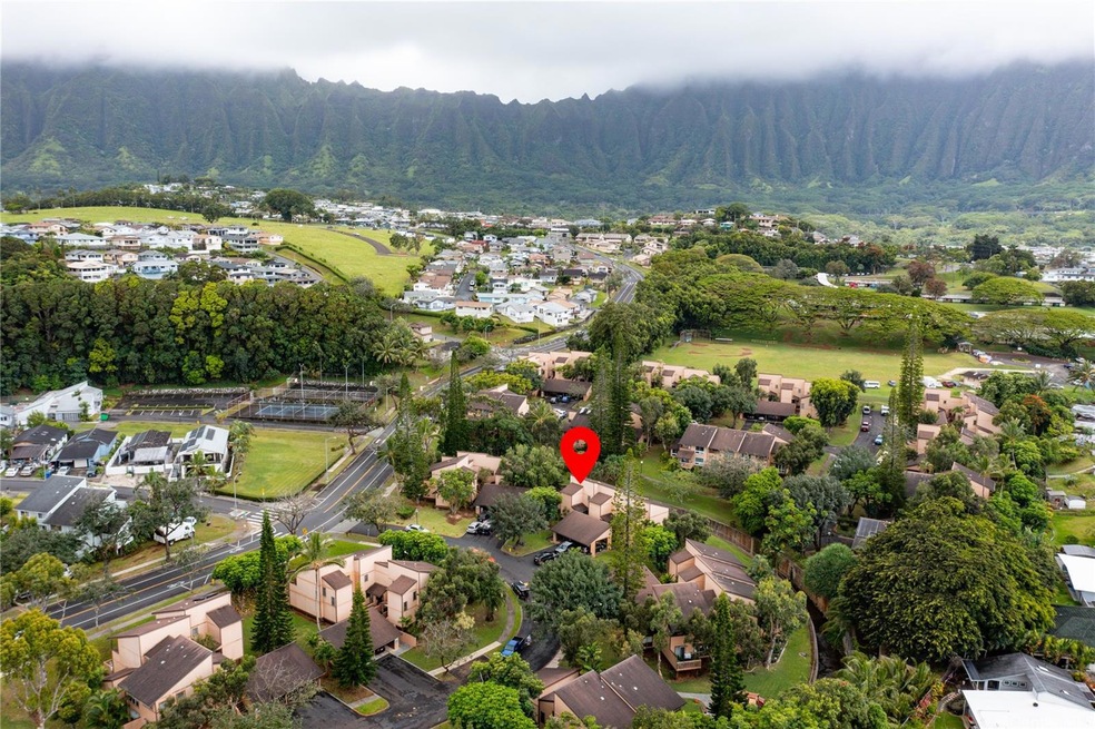 Nestled below the Ko'olau's in a quiet neighborhoo