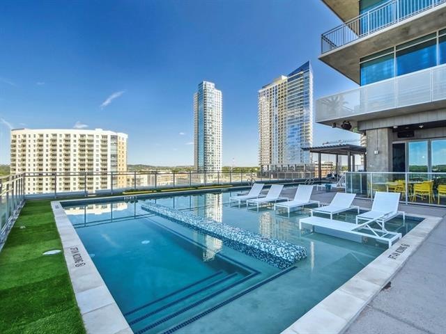 Gorgeous heated pool on the 10th floor