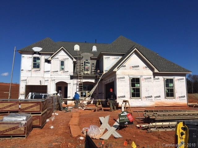 Exteriors are being installed
