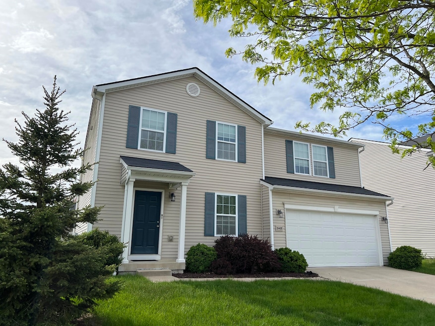 Front view of the house