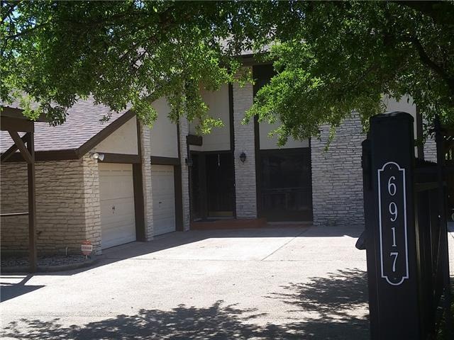 Side A to the left with garage attached.  Can ente