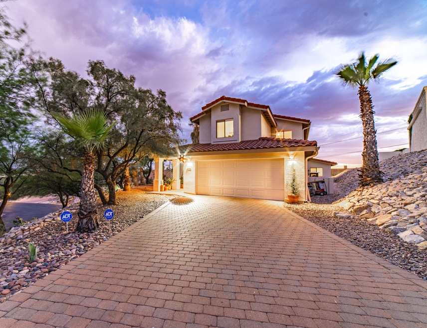Long Paver Driveway