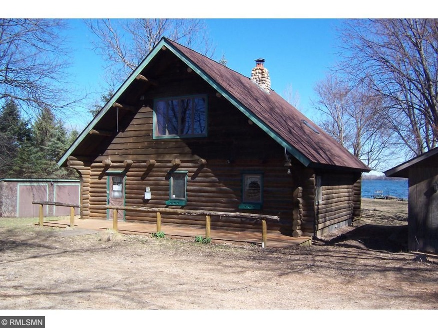 True Log home, not just log siding. Great seasonal