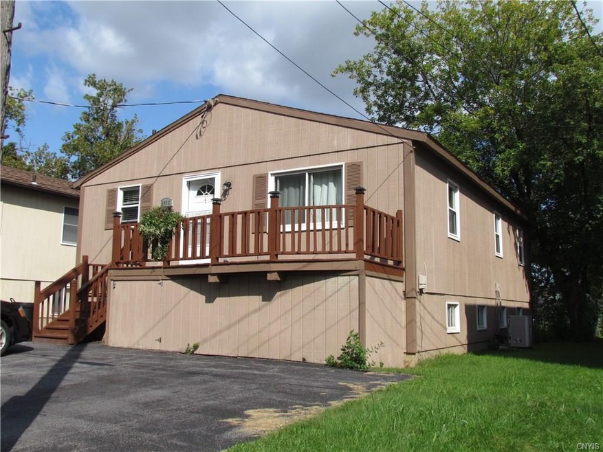 Front Raised Ranch with Front Deck