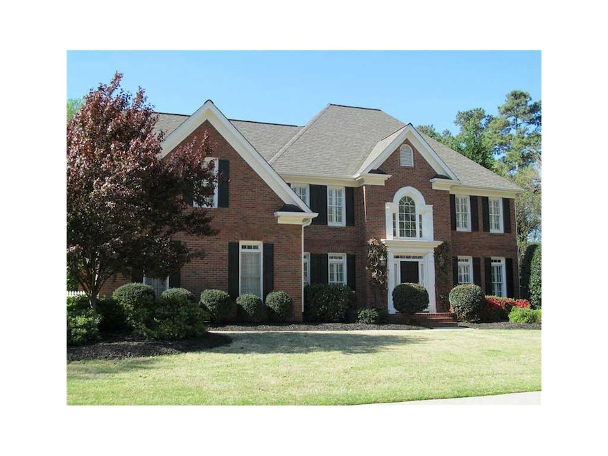 Exterior Front. Stately Two Story Brick Traditiona
