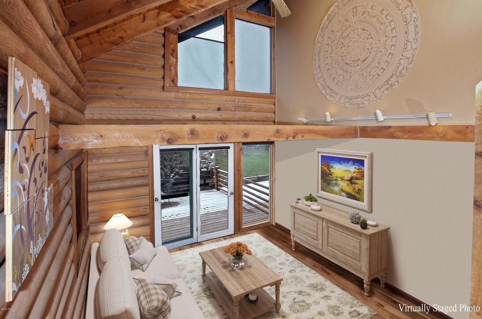 Virtually Staged Living Room