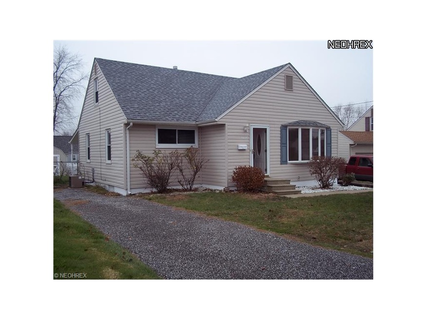 Updated Vinyl sided home features newer windows an