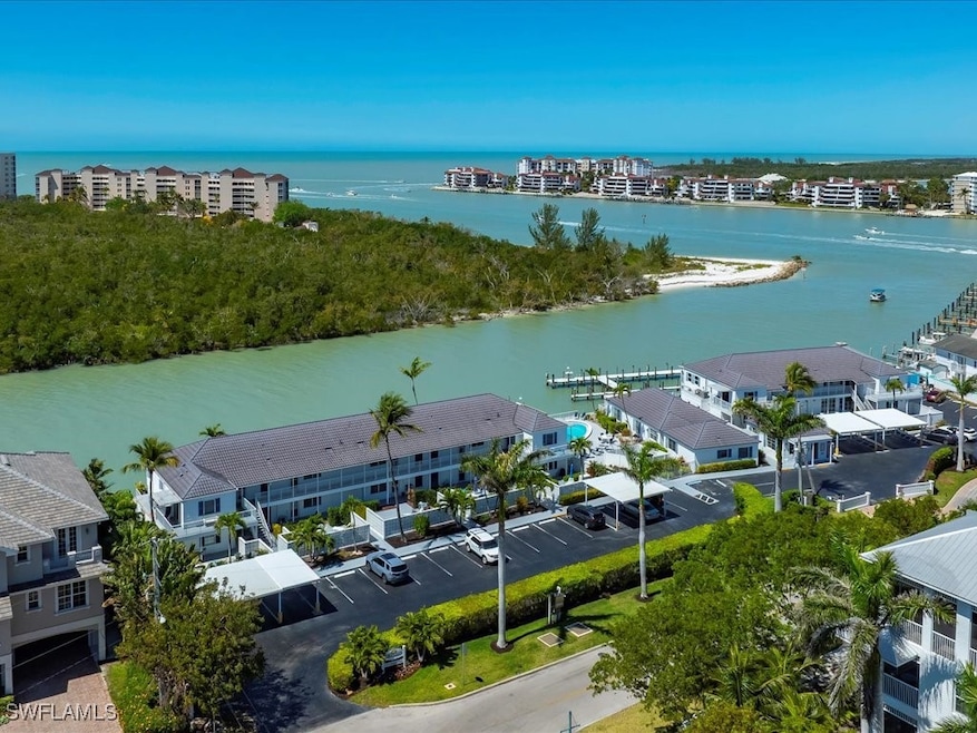 Bird's eye view of a large body of water