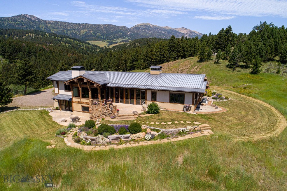 Top of the world views surround this mountain home