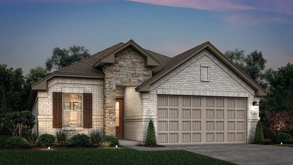 Lennar Homes Magnolia - Madison Plan - Brick/Stone Elevation 