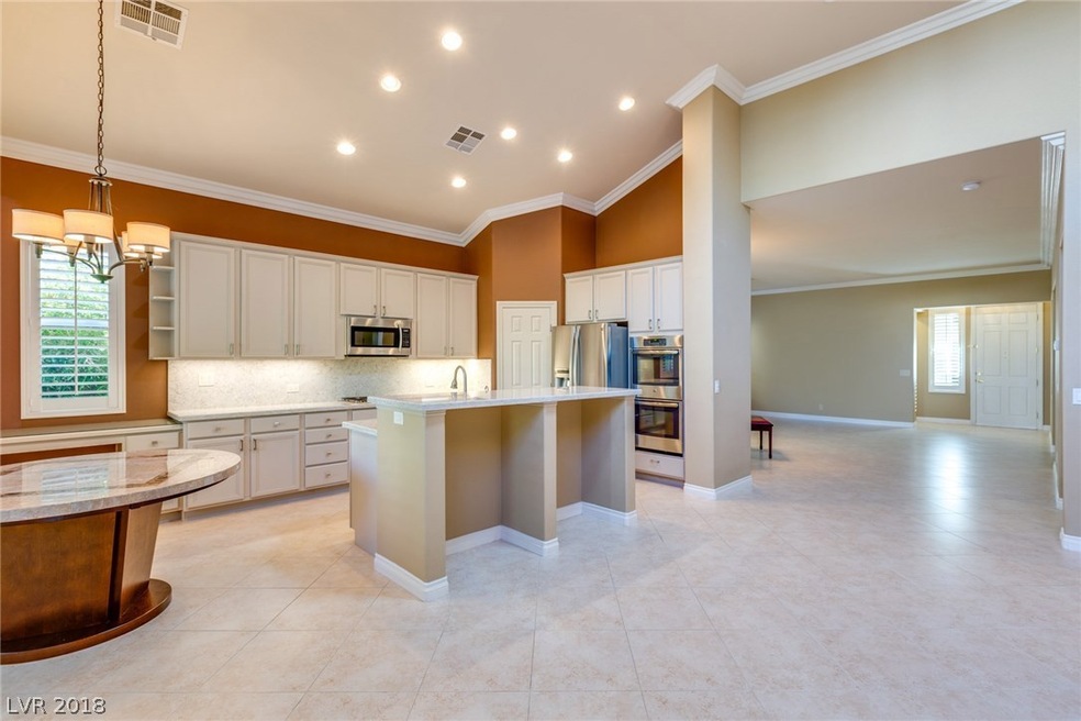 Open layout design and high vaulted ceilings provi