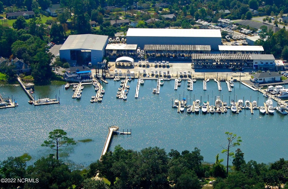 Aerial View of Creekside Marina