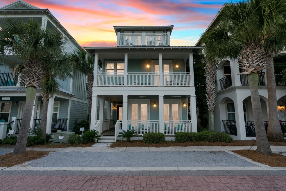 twilight front of home