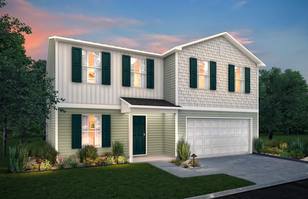 This photo is a model home photo or artist renderi