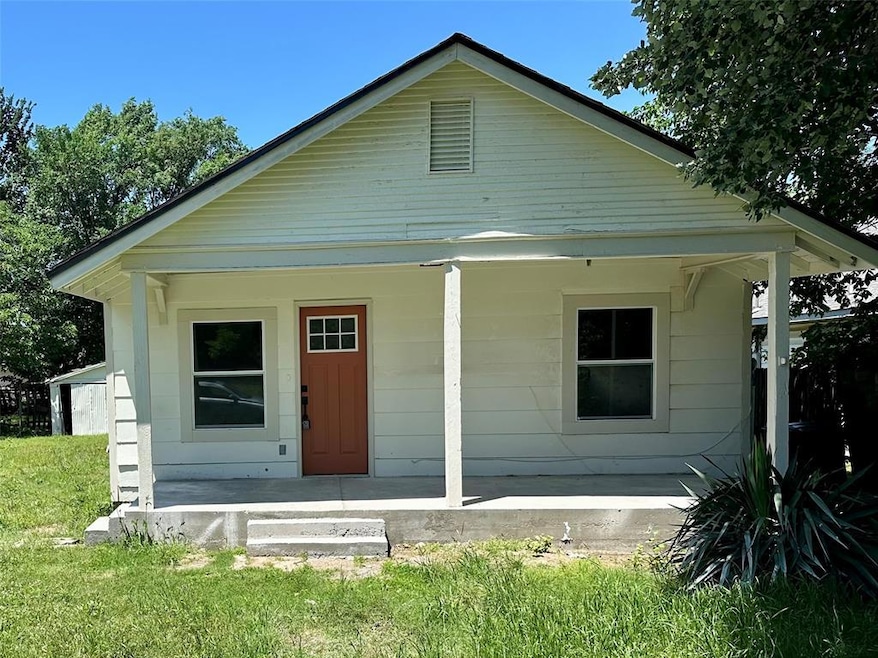 Bungalow-style house featuring covered porch