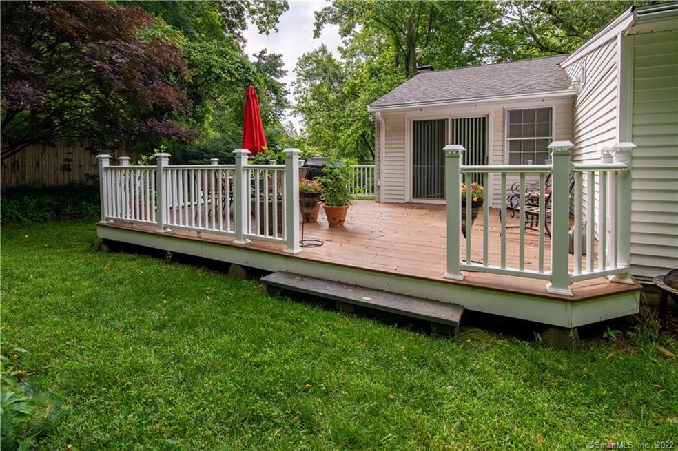 Sit out on the lovely private deck all summer long