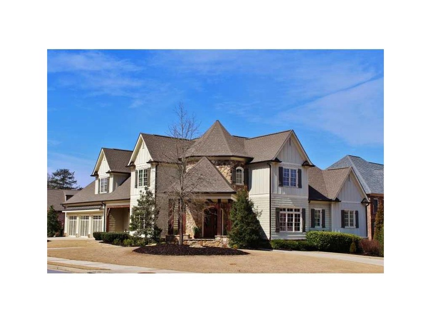 Exterior Front. Custom East Cobb Home in Prestigio