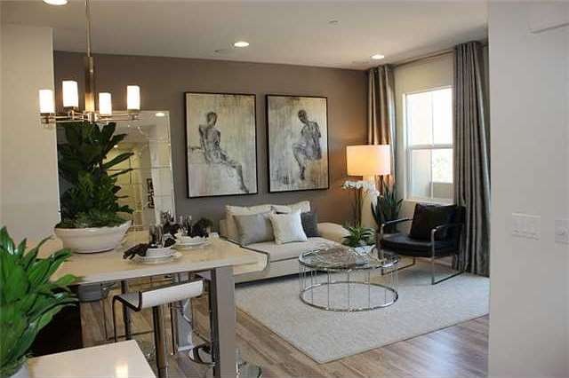 Model home living room