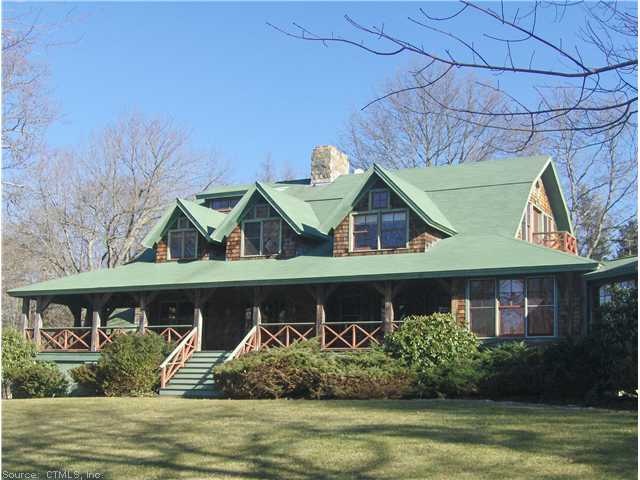 Exterior Front. Stunning Post and Beam Home. Seper