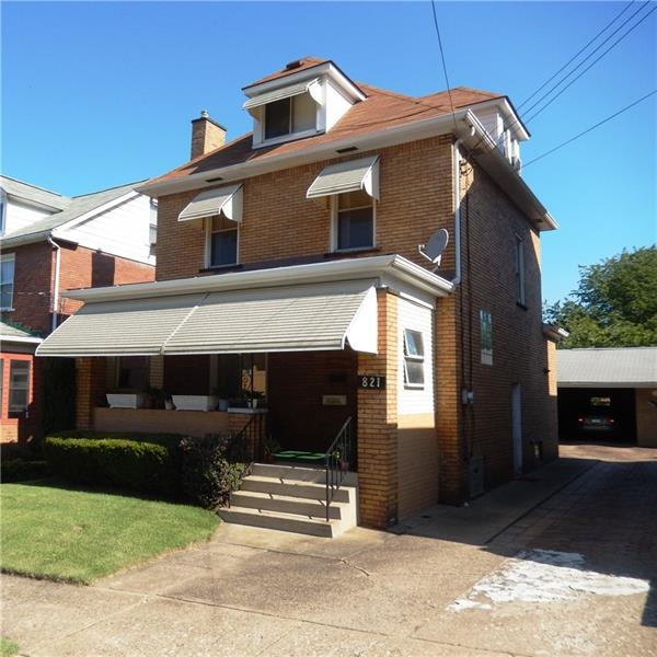 Solid brick colonial.