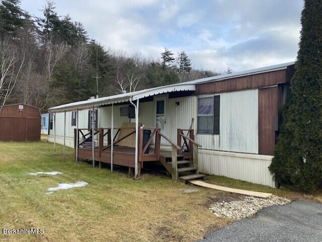 Exterior Side with Covered Porch